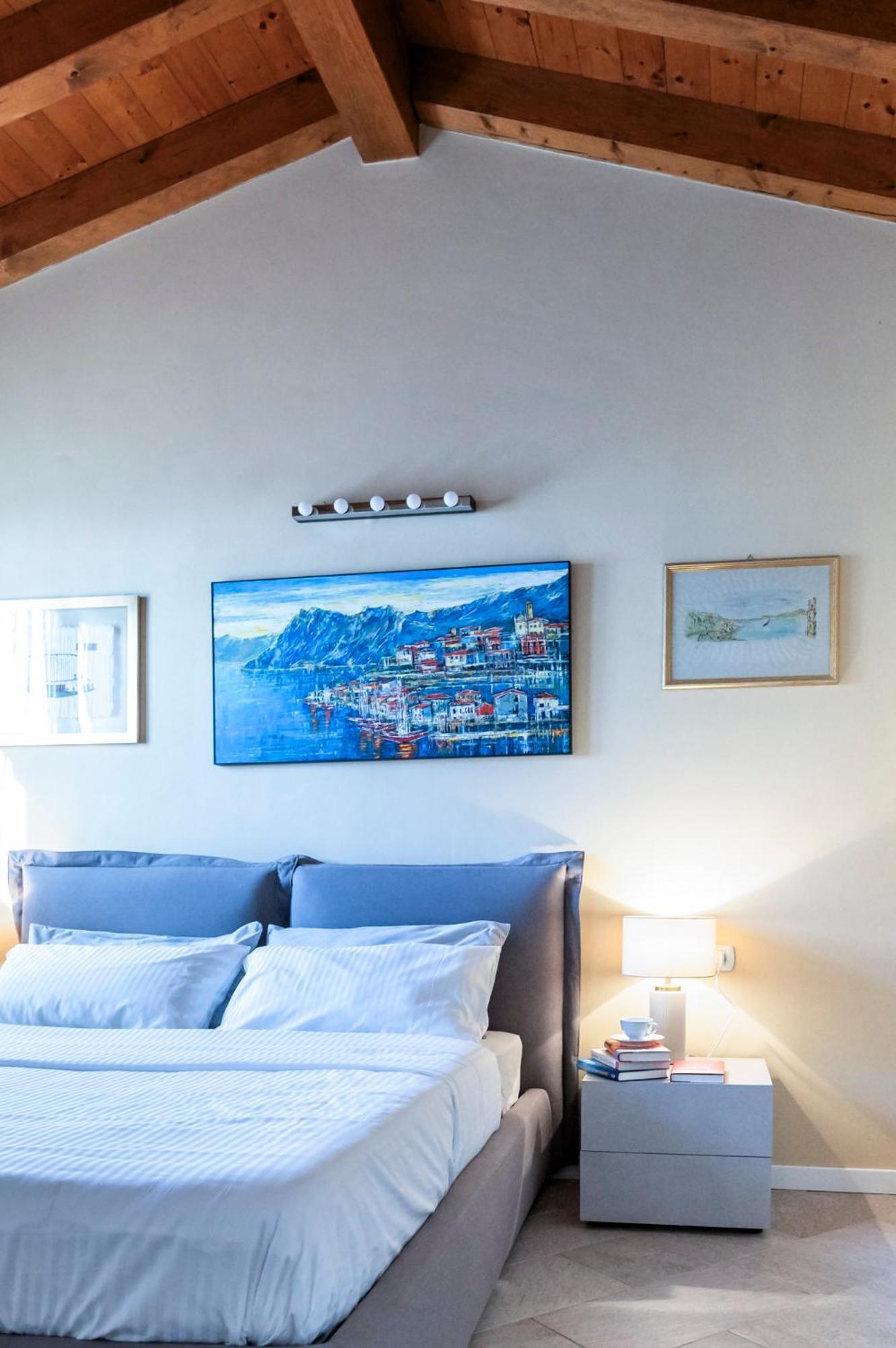 Iseo Lake Villa Con Vista Lago E Piscina Costa Volpino Bagian luar foto