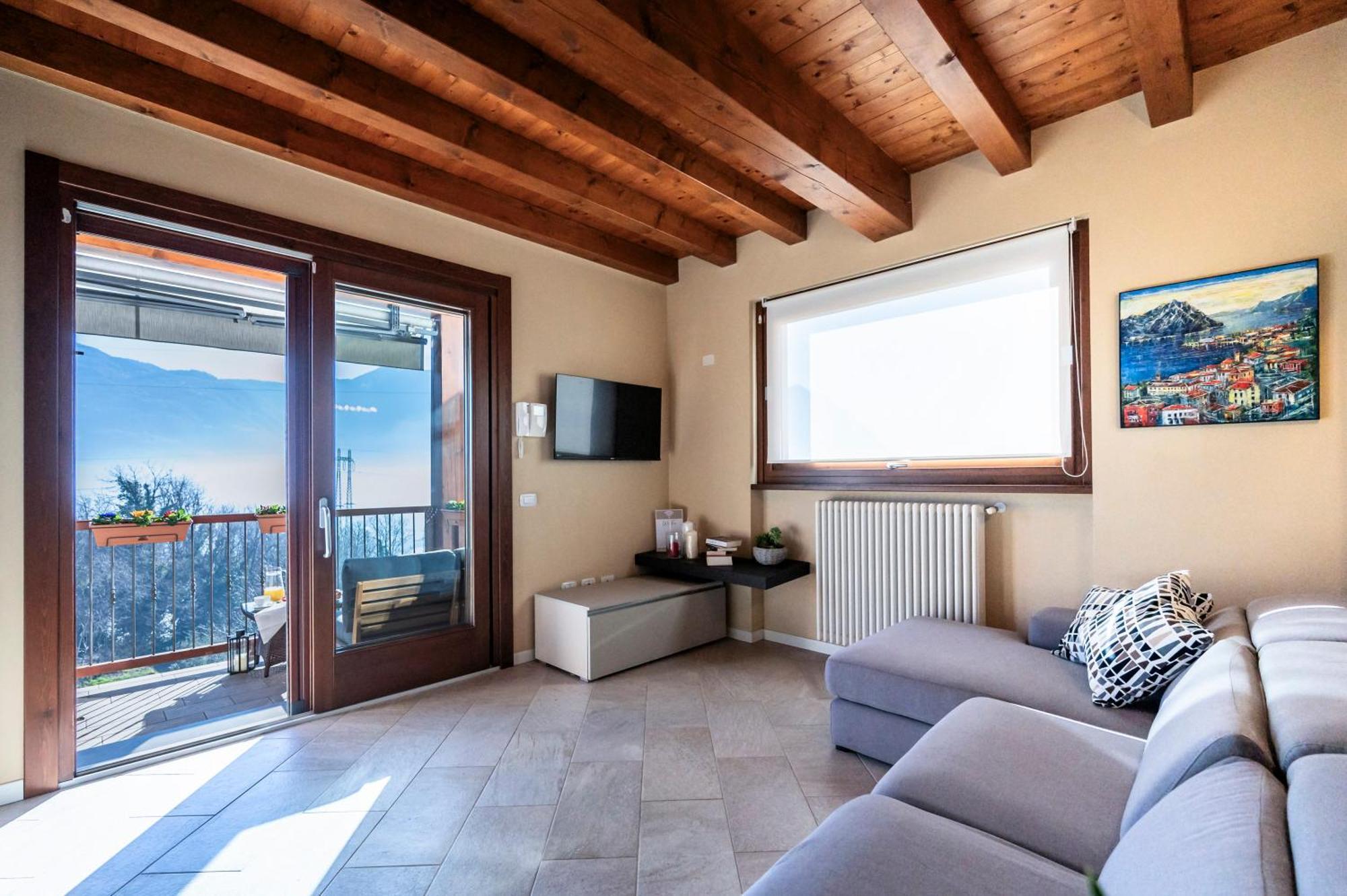 Iseo Lake Villa Con Vista Lago E Piscina Costa Volpino Bagian luar foto