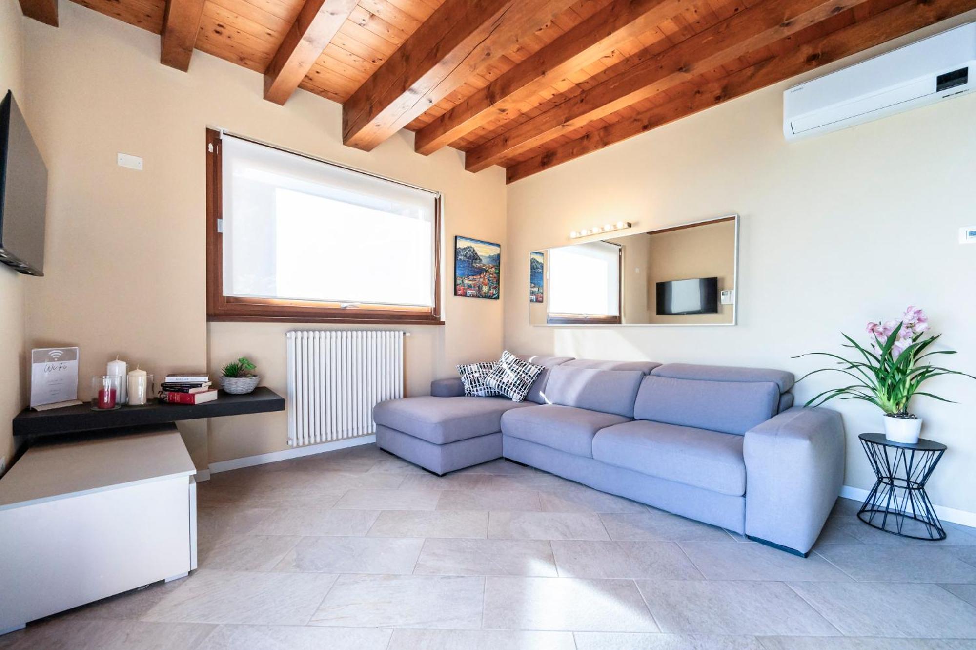 Iseo Lake Villa Con Vista Lago E Piscina Costa Volpino Bagian luar foto